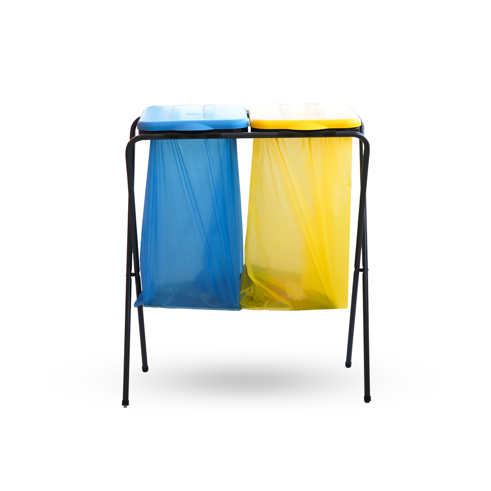 Evelux Pratik Geri Dönüşüm Çöp Standı, Pratik Geri Dönüşüm Çöp Standı, Geri Dönüşüm Standı, Çöp Kutusu, Çöp Standı