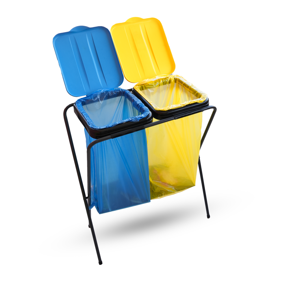 Evelux Pratik Geri Dönüşüm Çöp Standı, Pratik Geri Dönüşüm Çöp Standı, Geri Dönüşüm Standı, Çöp Kutusu, Çöp Standı