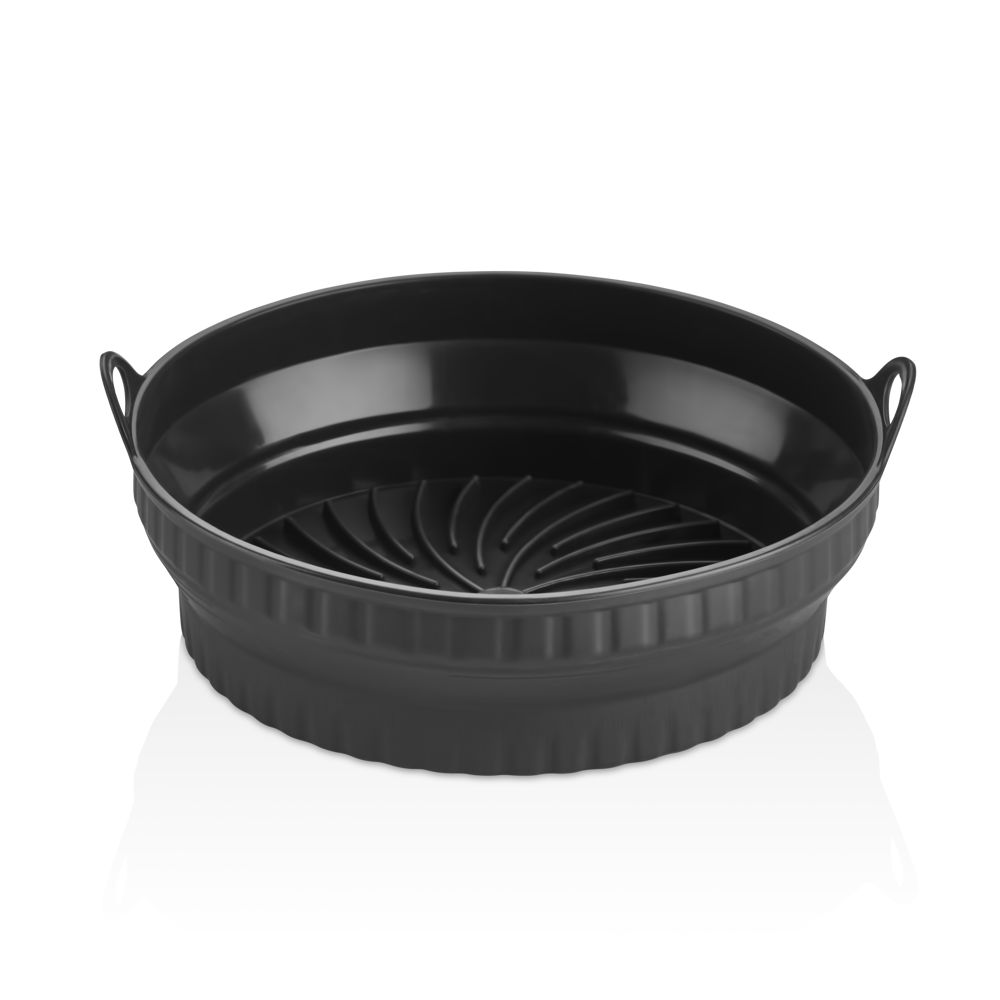 Katlanabilir Yuvarlak Airfryer Pişirme Kabı, Airfryer Pişirme Kabı, Silikon Airfryer Pişirme Kabı, Pişirme Kabı Çeşitleri